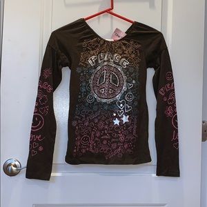 Brown Peace Shirt